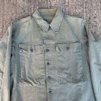 1940’s WWII US Army Donut Button HBT Jacket 22” Chest