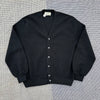 1960’s Arnold Palmer Robert Bruce Black Alpaca Cardigan Sweater Large