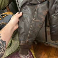 1980’s USN G-1 Leather Flight Jacket Size 44