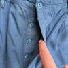 1940’s Drop Loop Blue Cotton Trousers