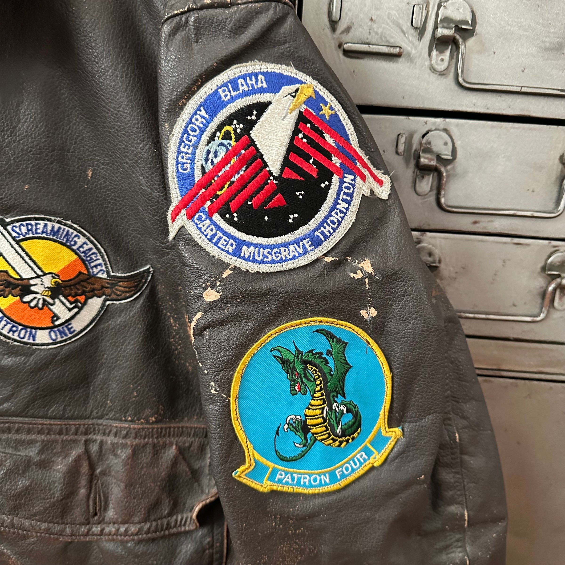 1980’s USN G-1 Leather Flight Jacket Size 44