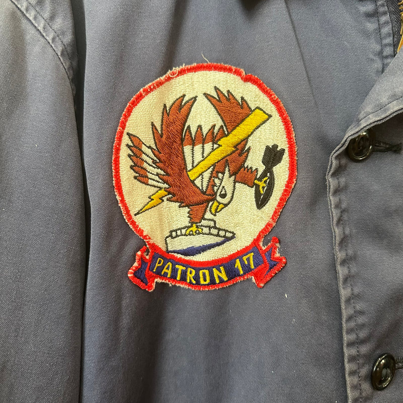 1970’s Patched USN Utility Jacket Size 38