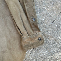 1980’s Polo Ralph Lauren Suede Leather Work Shirt Medium