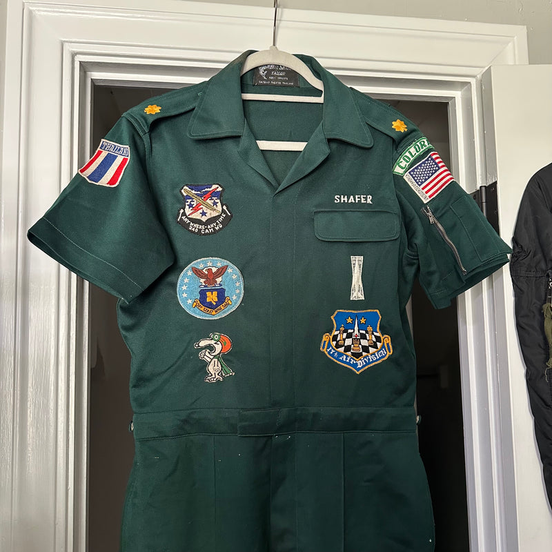 1970’s Vietnam War Thai Made USAF 17th Air Squadron Party Suit