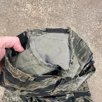 1960’s Vietnam War Silver Tiger Stripe Pants 32” Waist