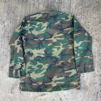 1960’s Vietnam War Brown Dom ERDL Camo Jungle Jacket Small Regular