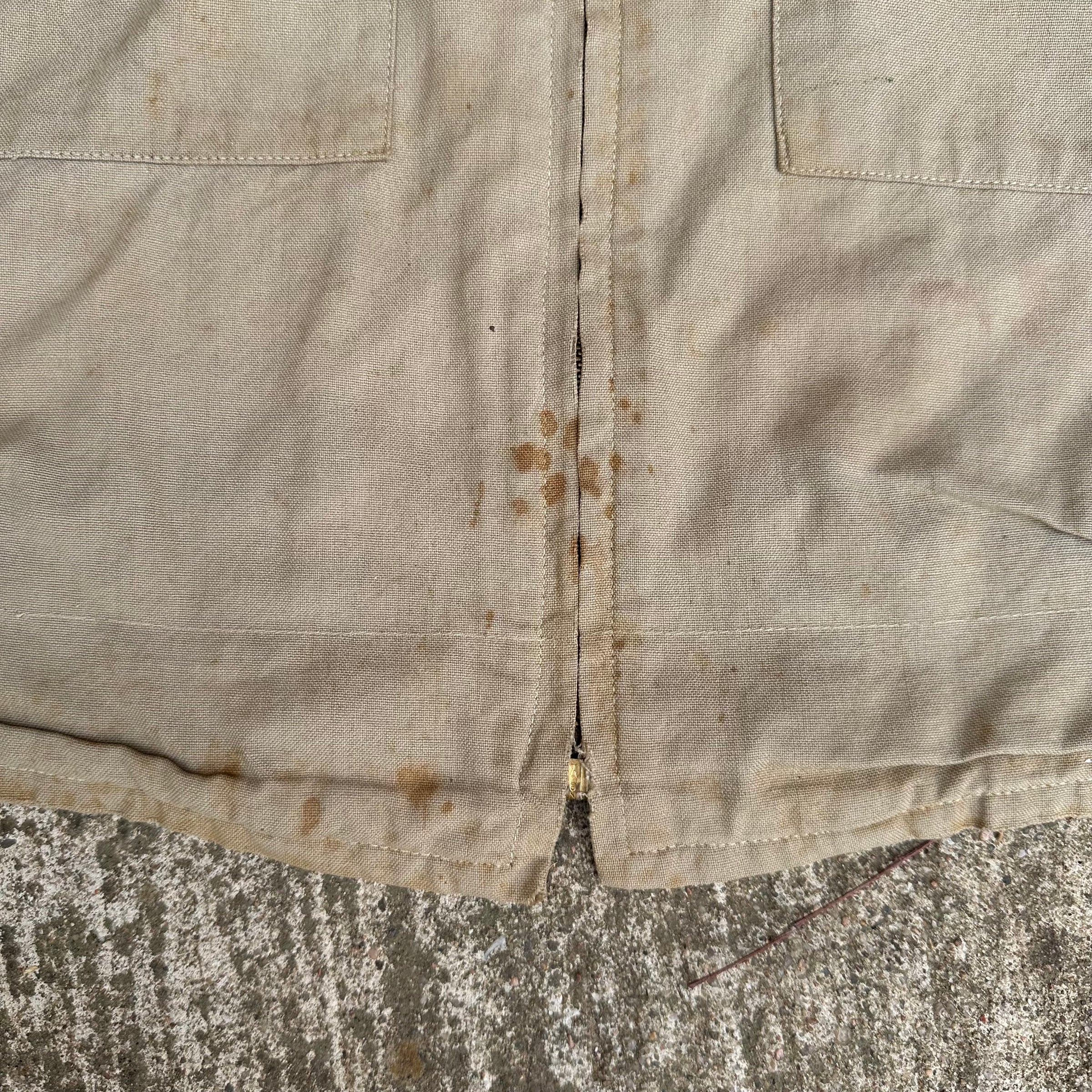 1940’s/50’s Montgomery Ward Flannel Lined Cotton Jacket
