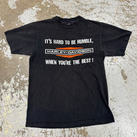 1980’s Harley Davidson It’s Hard To Be Humble T-Shirt Medium