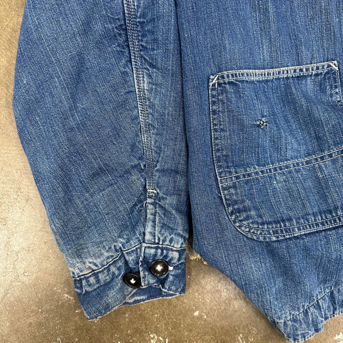 1960’s Montgomery Ward PowrHouse Blanket Lined Denim Chore Jacket