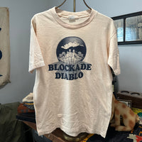 1981 Blockade Diablo Nuclear Protest T-Shirt Small