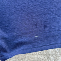 1980’s Paper Thin Navy Adidas T-Shirt Large