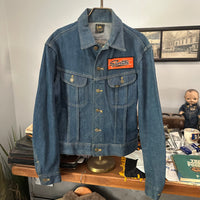 1970’s Deadstock/Mint Lee 101J Denim Jacket With Harley Davidson Patches