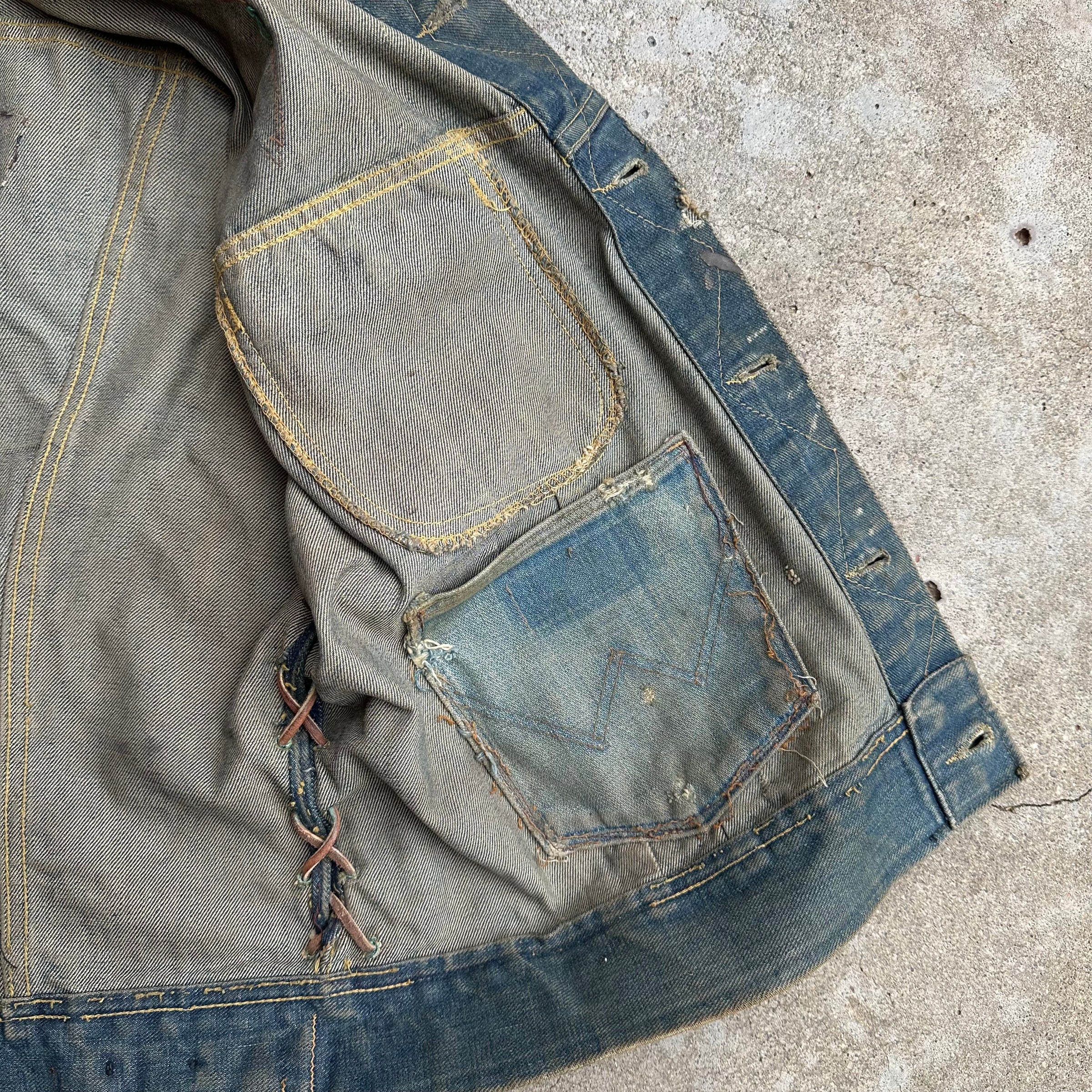 1970’s Lee 101J Denim Cut 24” Chest