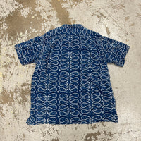 Beams Japan Indigo Dyed Cabana Style Shirt XL