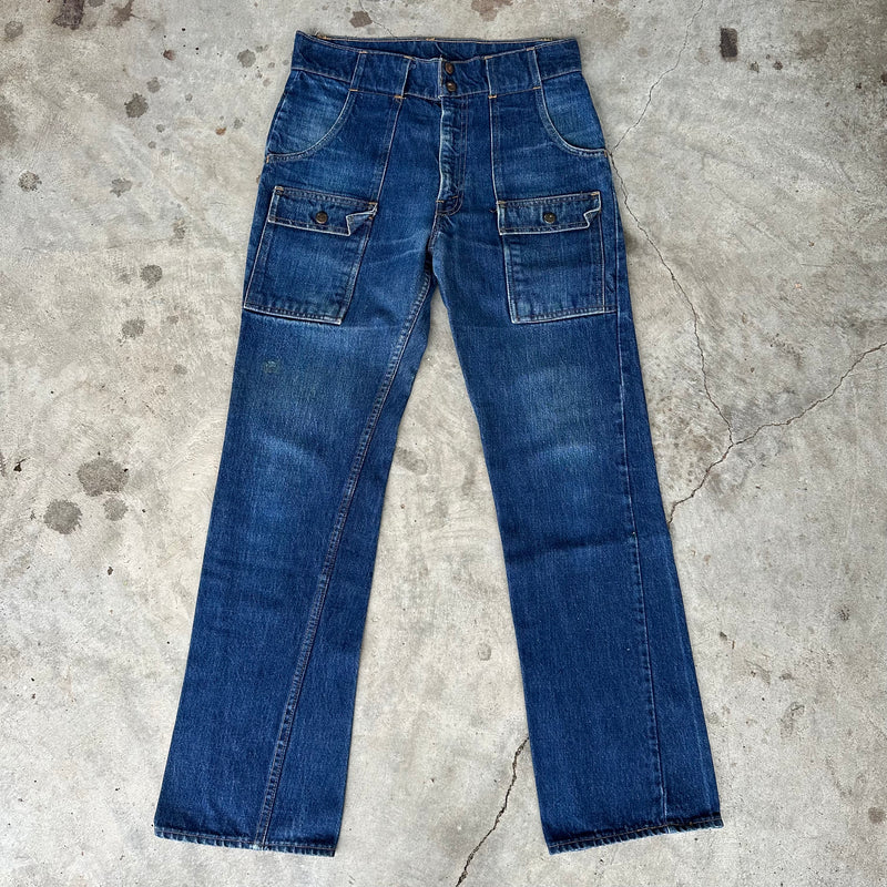 1960’s Levi’s Big E Denim Bush Jeans 31” Waist