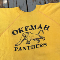 1960’s/70’s Okemah Panthers S/S Sweatshirt 21.5" Chest