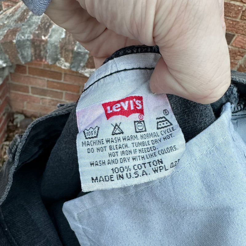 1990’s Black Levi’s 501 Denim Jeans 30” x 31”