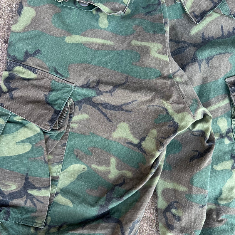 1960’s Vietnam War ERDL Camo Jungle Pants Small Long