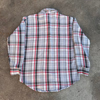 1970’s Big Mac Plaid Cotton Blend Flannel Shirt Medium