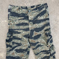 1960’s Vietnam War Silver Tiger Stripe Pants 32” Waist