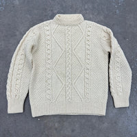 1980’s Standun Irish Fisherman Cable Knit Aran Sweater Small