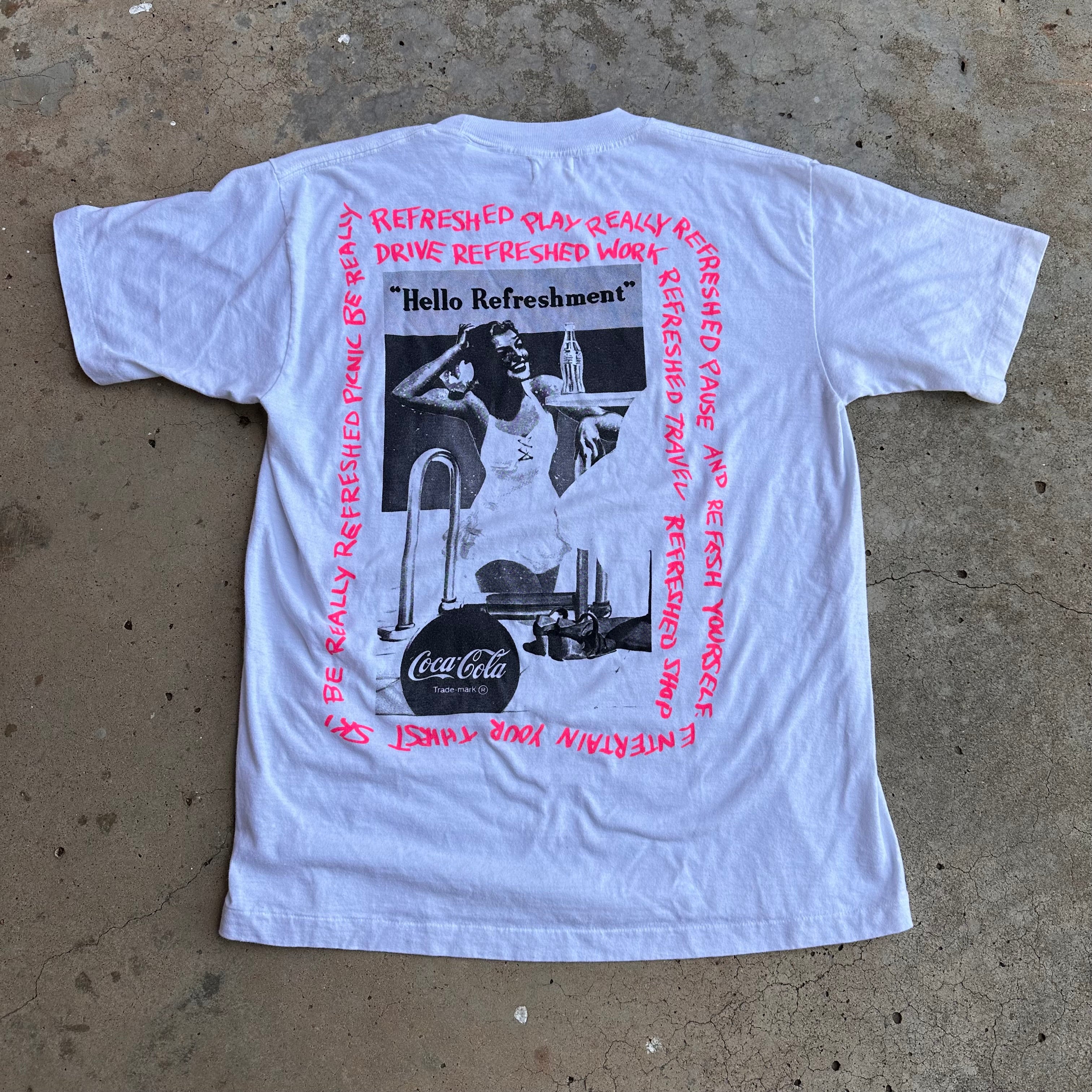 Bruce Weber 0001 ヴィンテージTシャツアーカイブ 1980's Bruce Weber-esque Coca-Cola T-Shirt Large – Little Chum Vintage