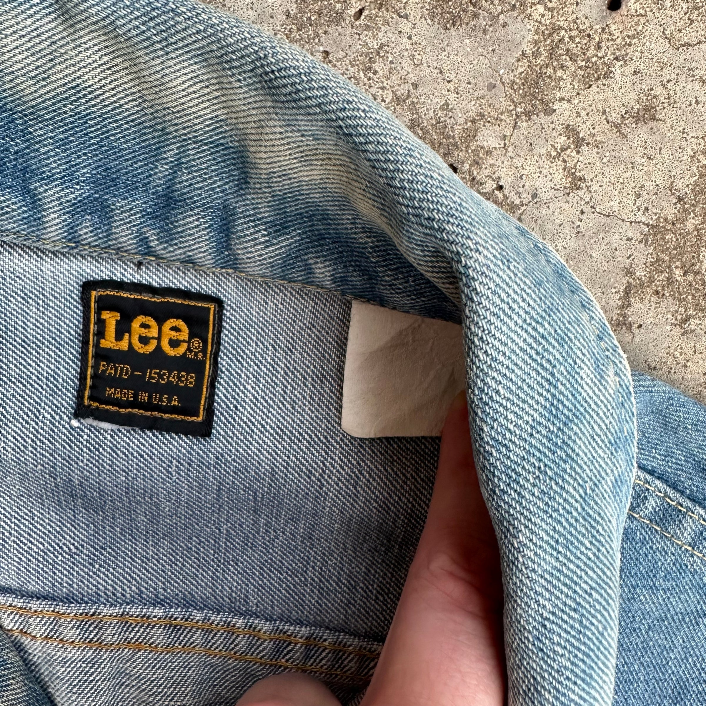 1970’s Lee 101J Denim Jacket 23” Chest