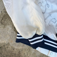 1980’s US Navy VAW-122 Steeljaw Hand Drawn Satin Jacket Large