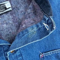 1970’s Sears Blanket Lined Denim Chore Coat XXL