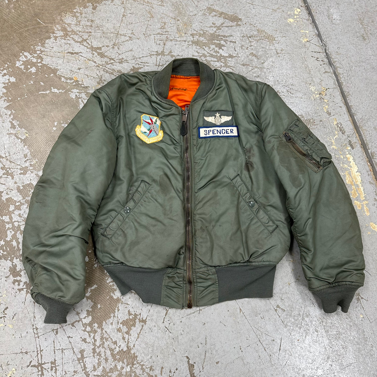 1960’s USAF MA-1 Flight Jacket Small