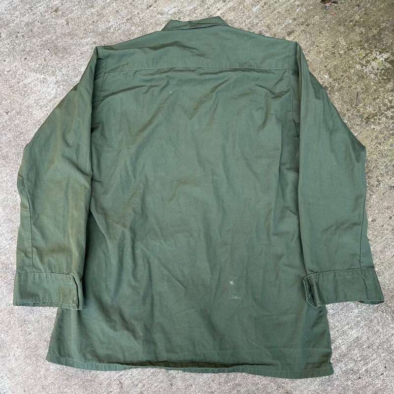 1960’s Deadstock/Mint Vietnam War Ripstop Jungle Jacket Large Long