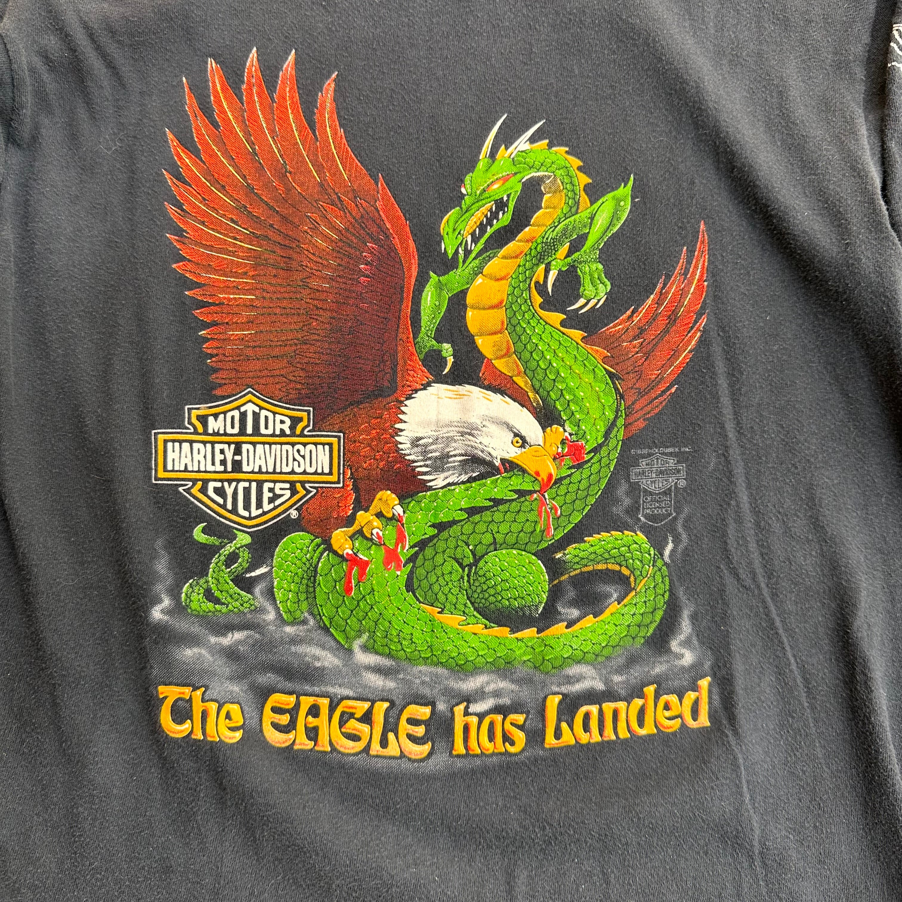 1980's Harley Davidson “The Eagle Has Landed” Longsleeve T-Shirt