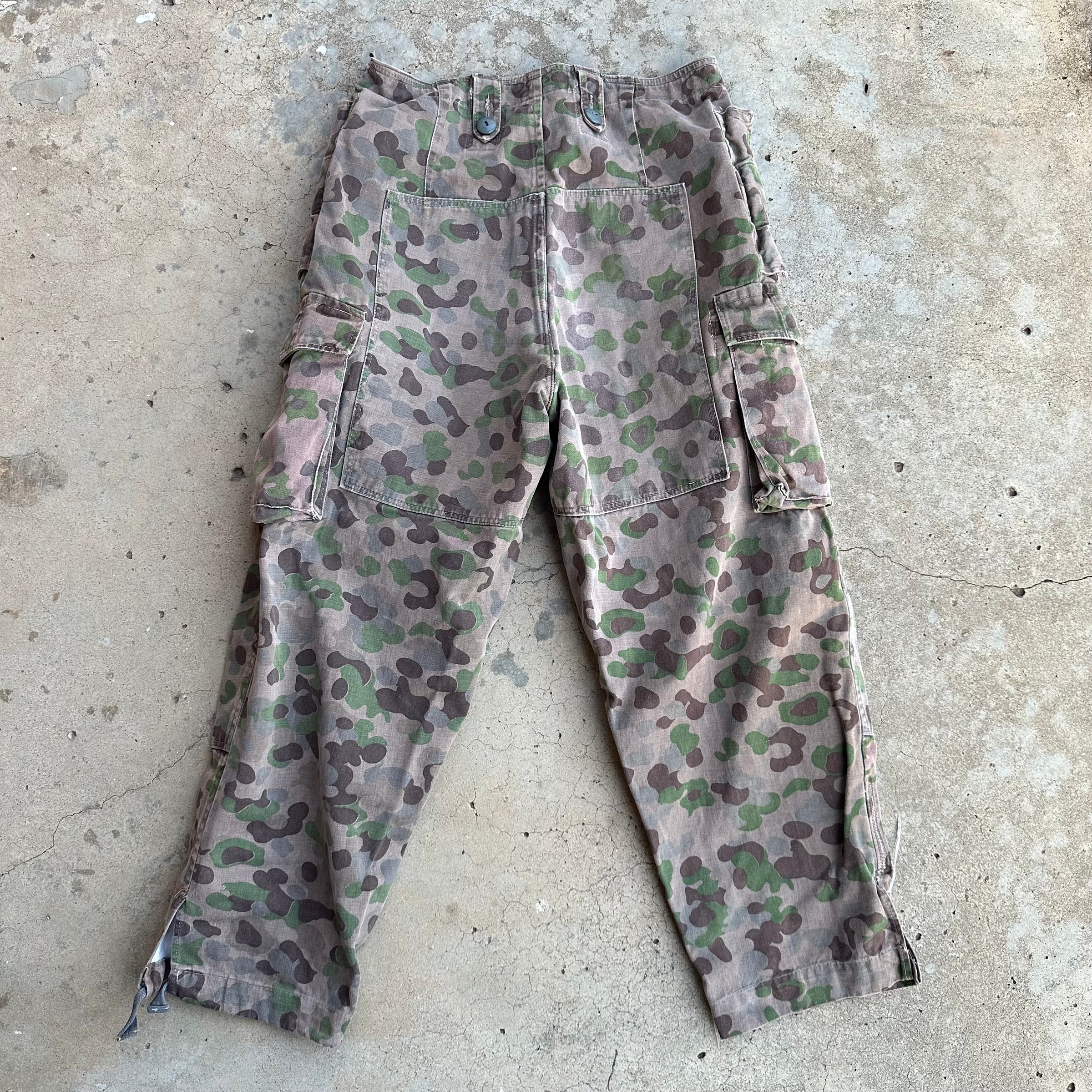 1970’s Austrian Pea Dot Camo Field Pants 32” Waist