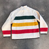 1990’s Lands End Hudson Bay Blanket Wool Pullover Jacket Large