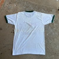 1970’s/80’s Flunk Out Now Caveman Ringer T-Shirt Large