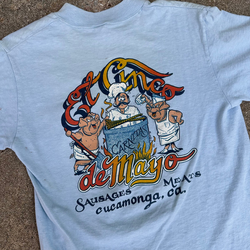 1970’s Hi Cru Stedman El Cinco De Mayo Meat Market T-Shirt Medium