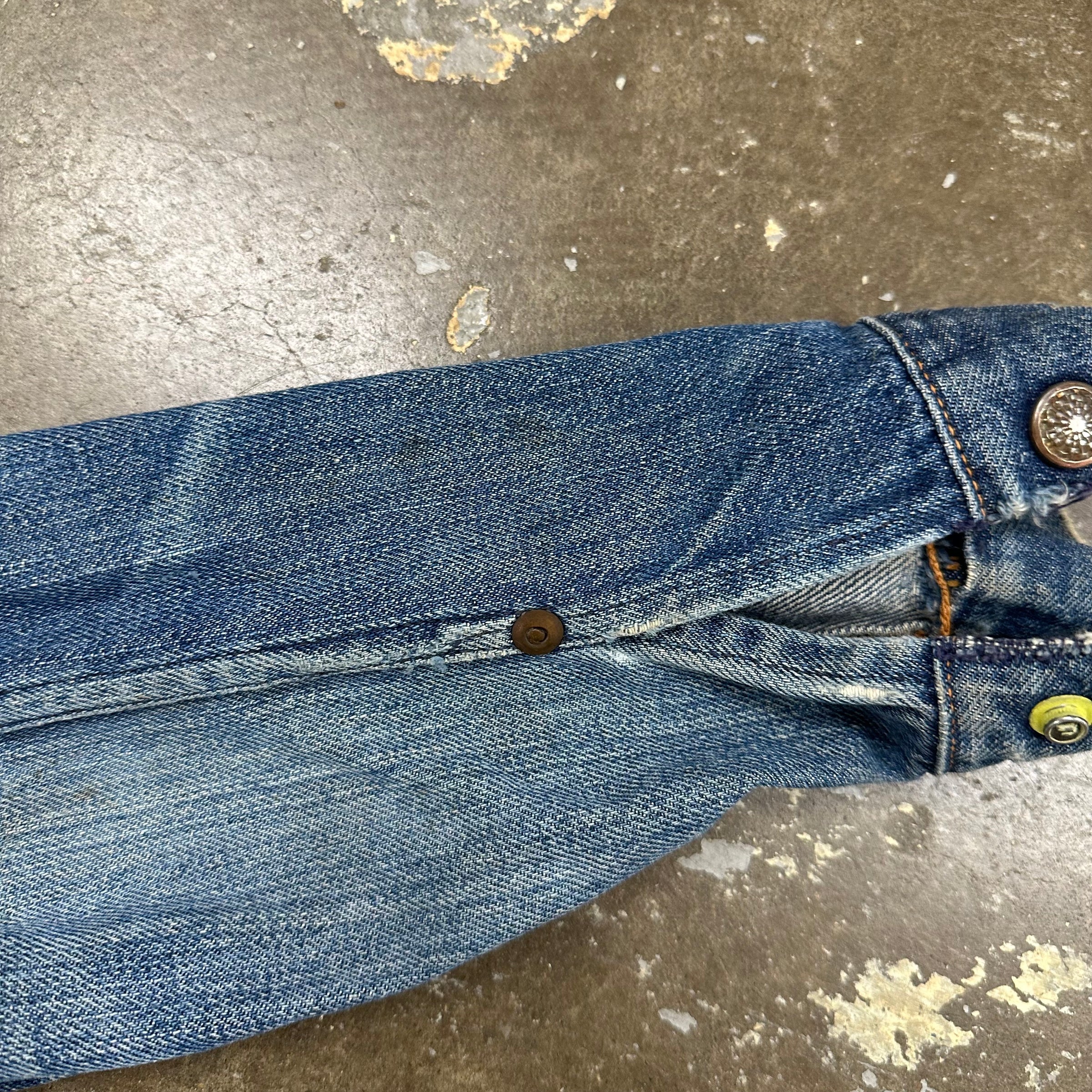 1950’s Montgomery Ward Type 2 Style Pleated Denim Jacket
