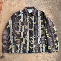 1980’s/90’s Game Tracker Tree Cover Camo Hunting Jacket Medium