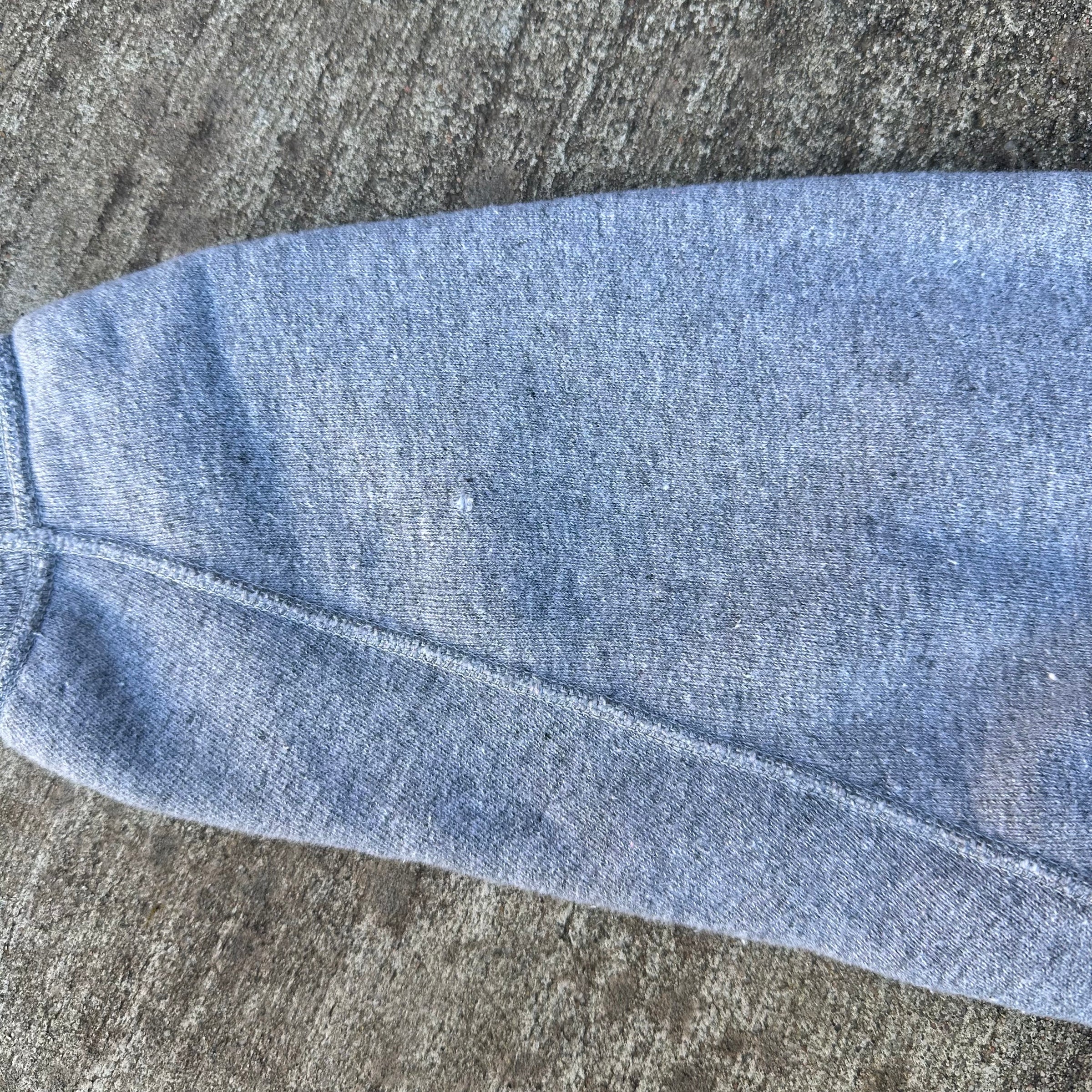 1950’s Heather Gray Hooded Sweatshirt Small