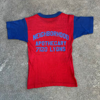 1950’s Neighborhood Apothecary Two-Tone Durene Jersey T-Shirt