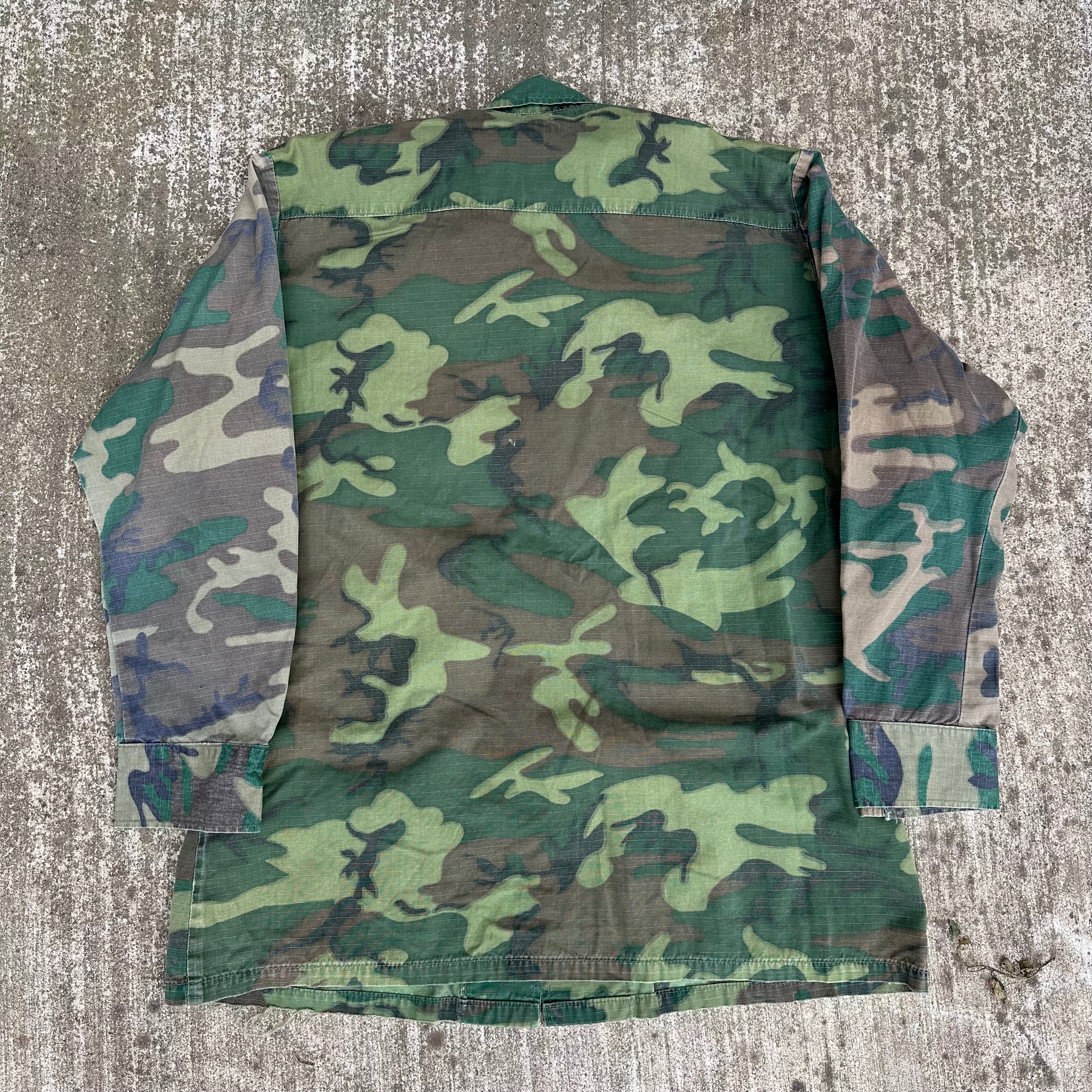 1960’s ERDL Clown Camo Jungle Jacket Small Short