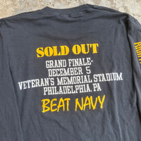 1987 Back in Black Army Navy Game Longsleeve T-Shirt