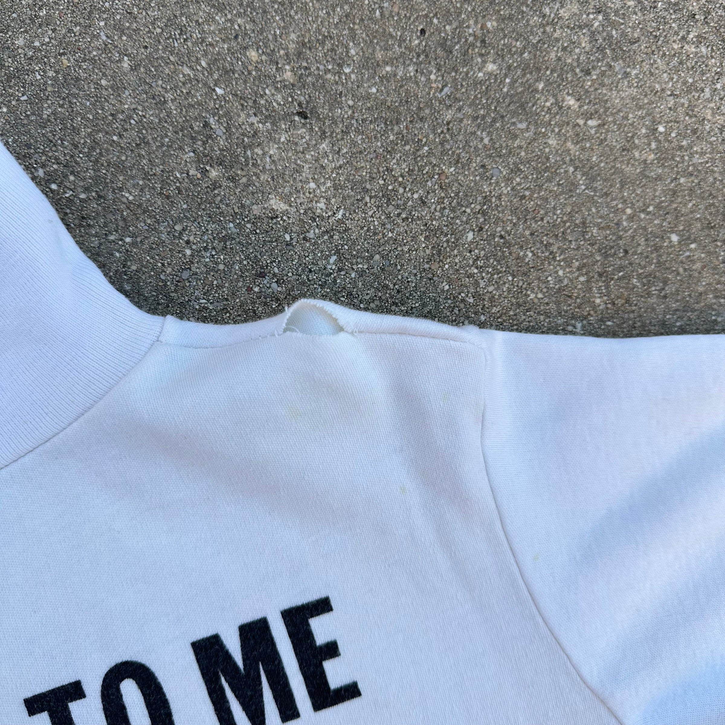 1960’s Sock it to Me Cotton Turtleneck T-Shirt Small