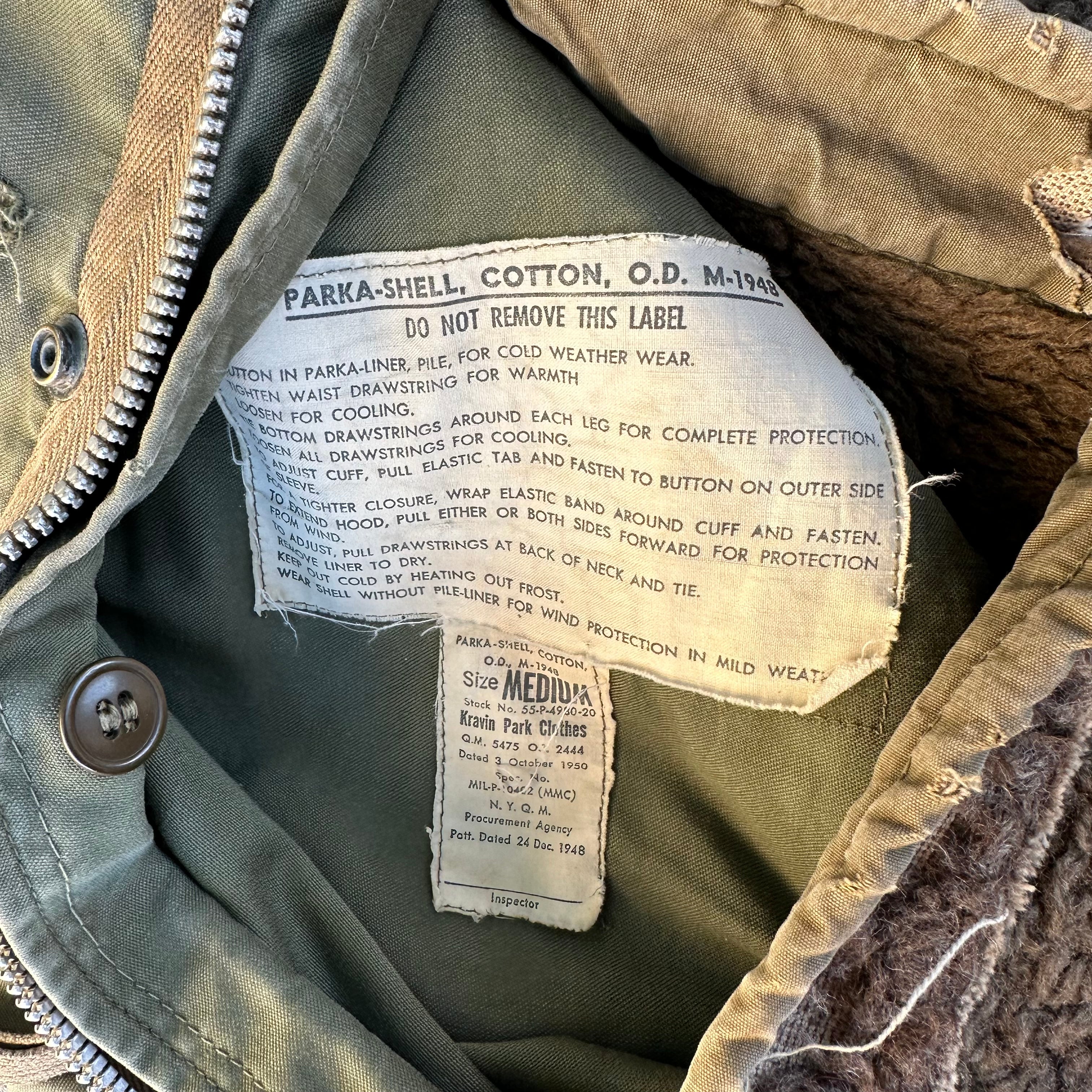 1950's US Army M-48 Fishtail Parka Size Medium – Little Chum Vintage