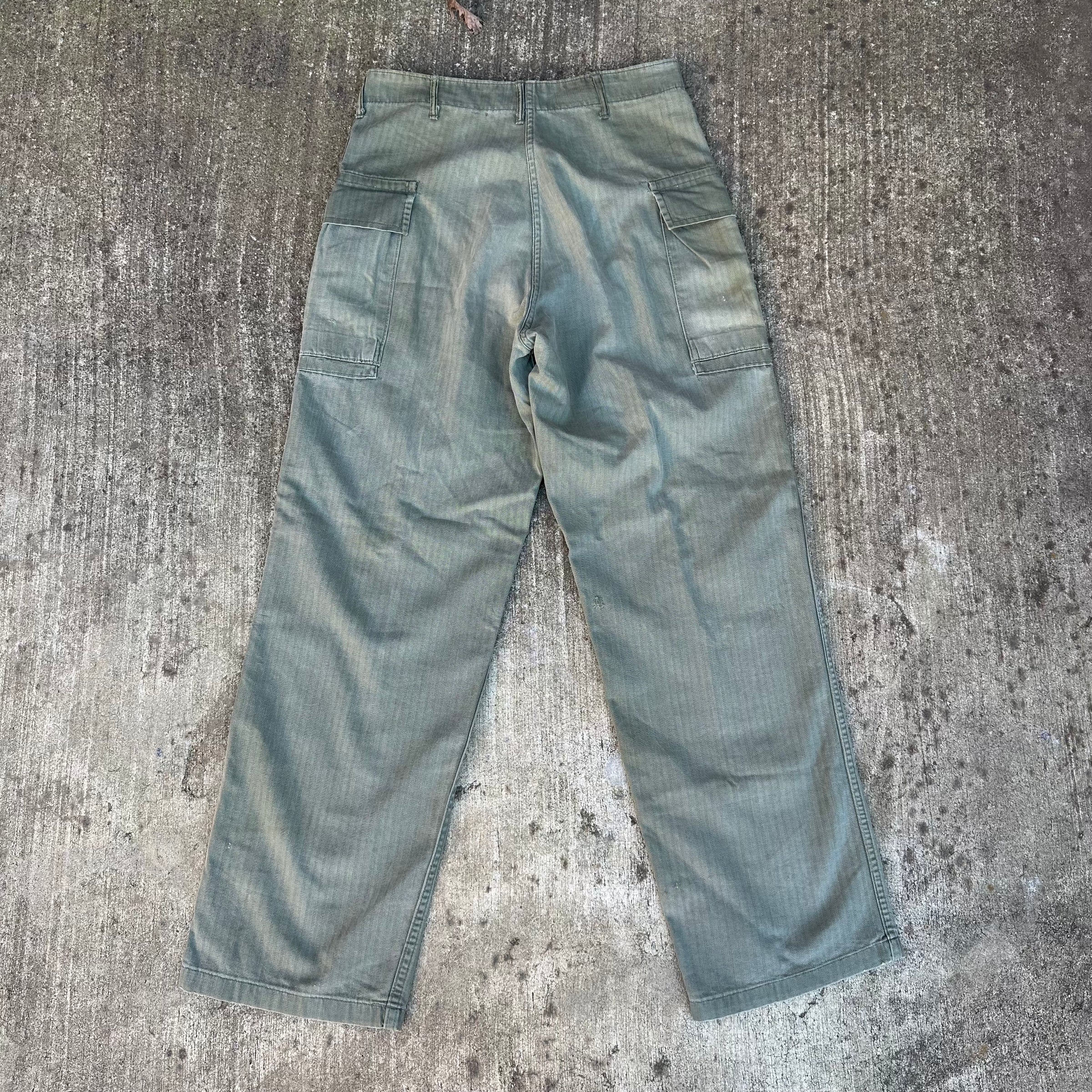 1940’s WWII US Army HBT Pants 32” Waist