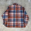 1980’s Brewster Plaid Wool Blend CPO Flannel Shirt XL