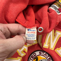 1980’s Champion Patched Marines Hooded Sweatshirt Medium