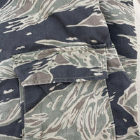 1960’s Vietnam War Silver Tiger Stripe Shirt Size A-M