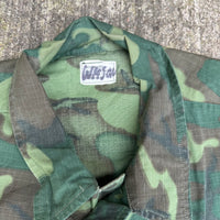 1960’s ERDL Camo Jungle Jacket Named to Marine Colonel Medium Long