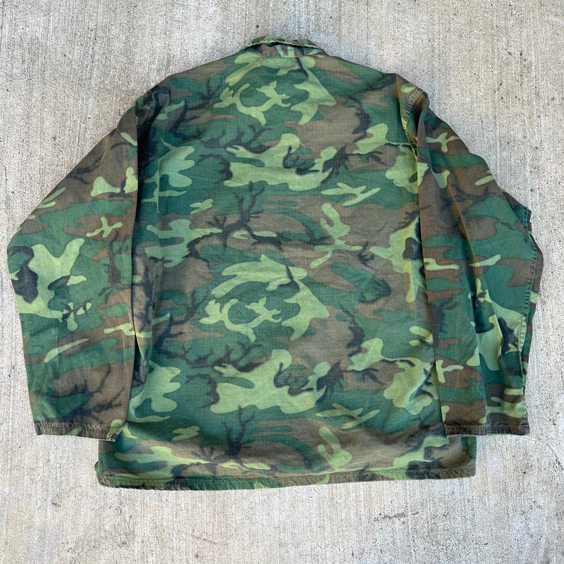 1970's ERDL Camo Hunting Jacket 26” Chest